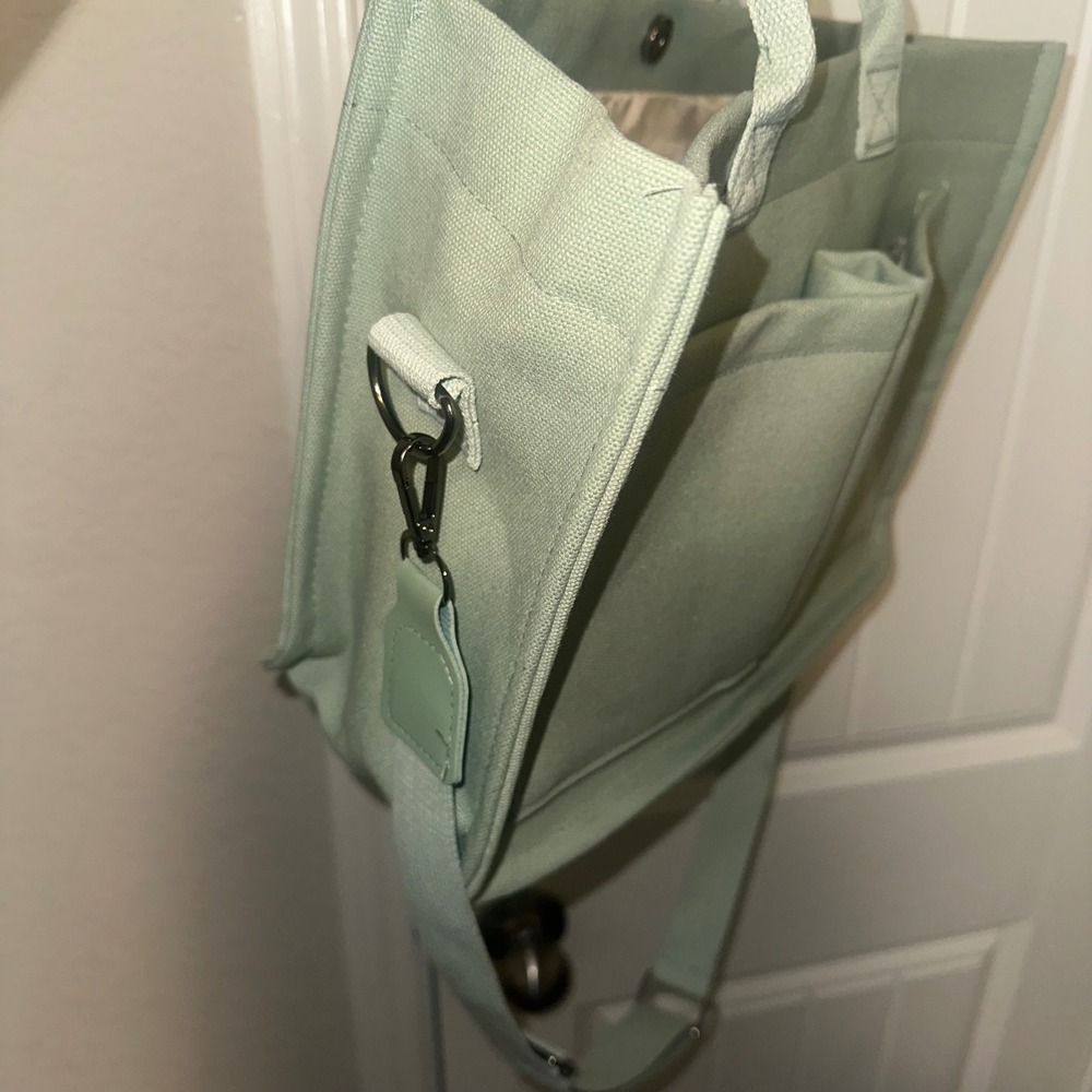 ZHMC Canvas Tote Bag Purse Travel Vacation Work Beach Office - Picture 9 of 12